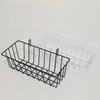 Metallgitter Kleiner Hängekorb DIY Eisen Wandhängehalterung Badezimmer Wandhänge-Aufbewahrungskorb Küchenregal Heimdekoration