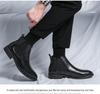 Men's Autumn/Winter 2025 Pointed Toe High-Top Leather Boots – Business Chelsea Slip-On Martins