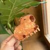 1/3Pcs Acrylic Miss Hippo Hair Claw Kawaii Cartoon Capybara Hair Clip Small Shark Clip Set  Girls