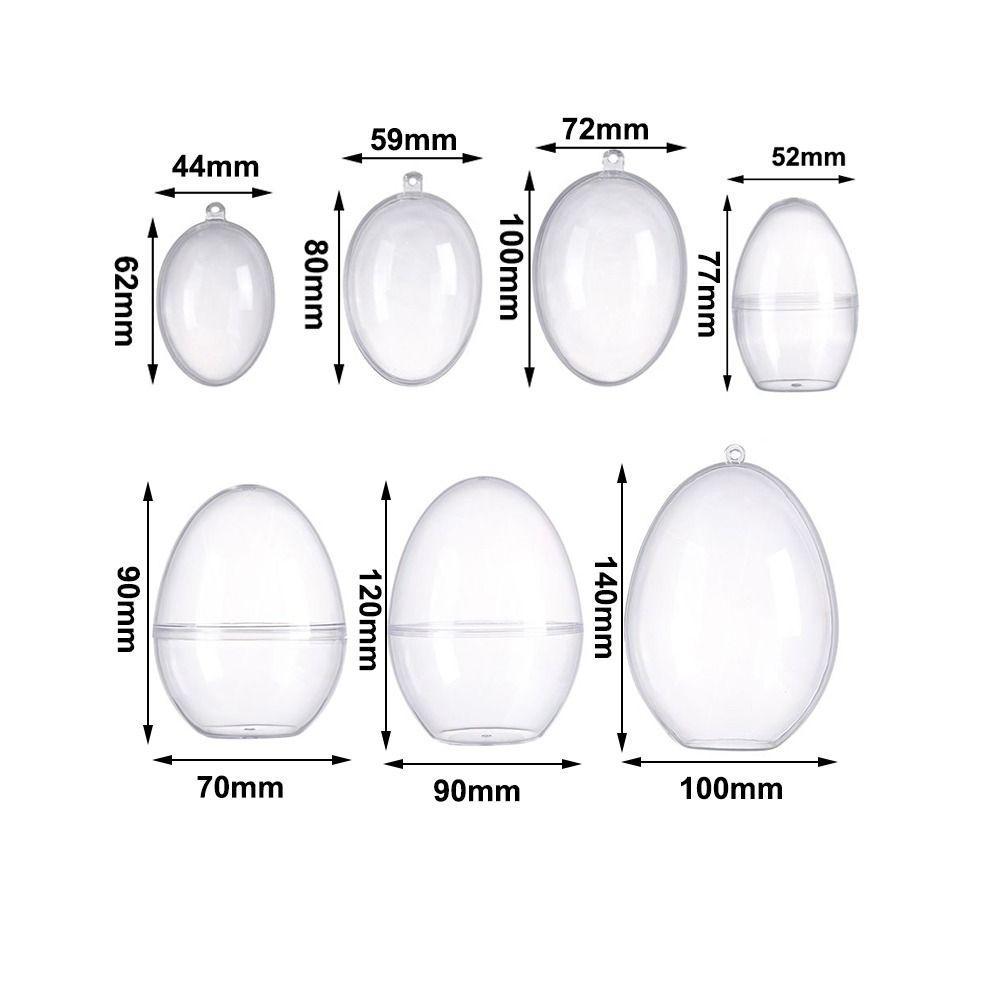 Ornaments Hanging Ornament Easter Decoration Transparent Balls Transparent Easter Egg Candy Box