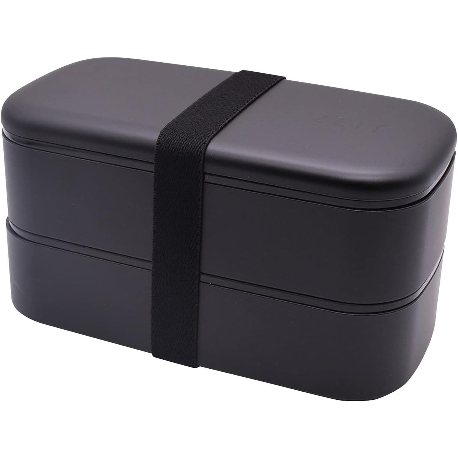 

Mitani Yamanaka Lacquerware Lunch Box, 2-tier, Antibacterial, Approx. 1000ml, ZEIT Black, Made in Japan, C17602