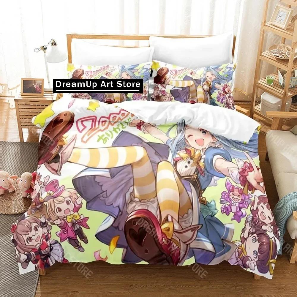 3D Print Granblue Fantasy Bedding Set Single Twin Full Queen King Size Bed Set Aldult Kid Bedroom Duvetcover Sets 3D Print Anime