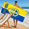 Asciugamano da Spiaggia Personalizzato con Nome Leeds United, Asciugamano Grande Morbido ad Asciugatura Rapida per Spiaggia Campeggio Nuoto_xia
