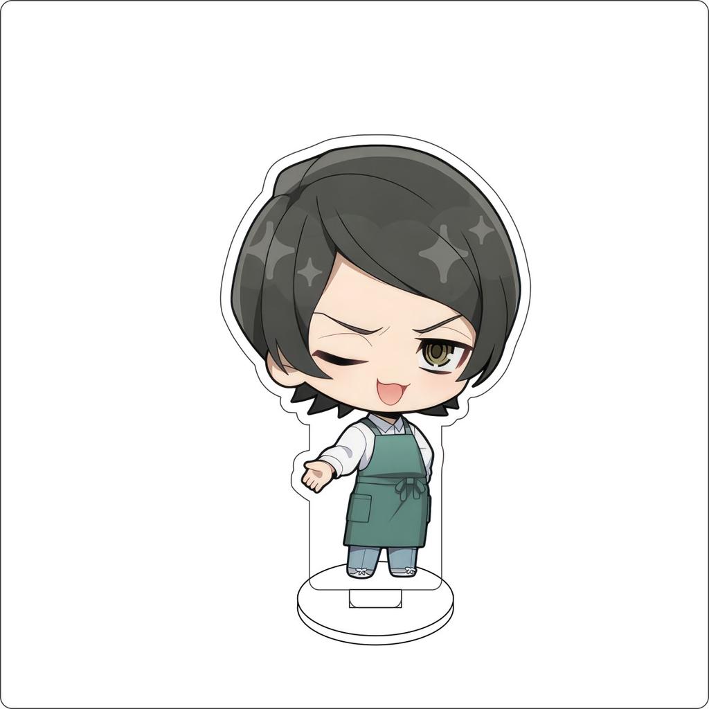 10CM Anime Bungo Stray Dogs Figure Stand Model Nakahara Chuuya/Izumi Kyouka/Edogawa Rampo Cute Desk Decor Standing Sign Gifts