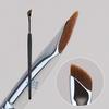 1 Pc New Sickle Eyeliner Brush Knife Edge Makeup Brush Liquid Eyeliner Brush Ultra Thin Fine Oblique Angle Flat Head Eyebrow Brush