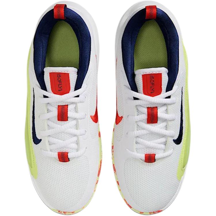 Nike IsoFly GS White Limelight Midnight Navy Kids Sneakers Light-Lemon-Twist HJ3866-100