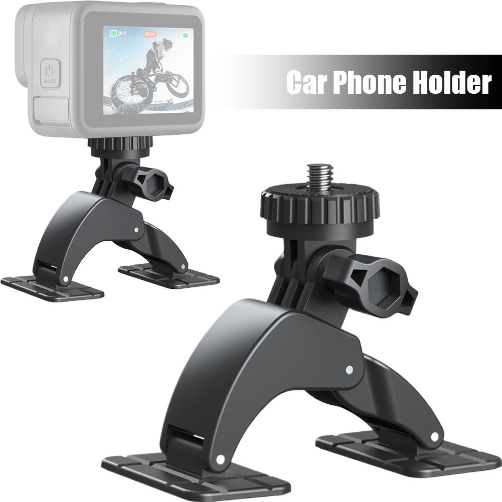 Car Mounted Magnetic Phone Holder Car Fixed Base Shooting Bracket For GoPro Sports Camera M9J8
