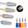 1pc 5 In 1 Tungsten Steel Nail Drill Bits, for Electric Nail File Manicure Machine, Professional Nail Art Drill Bit Set