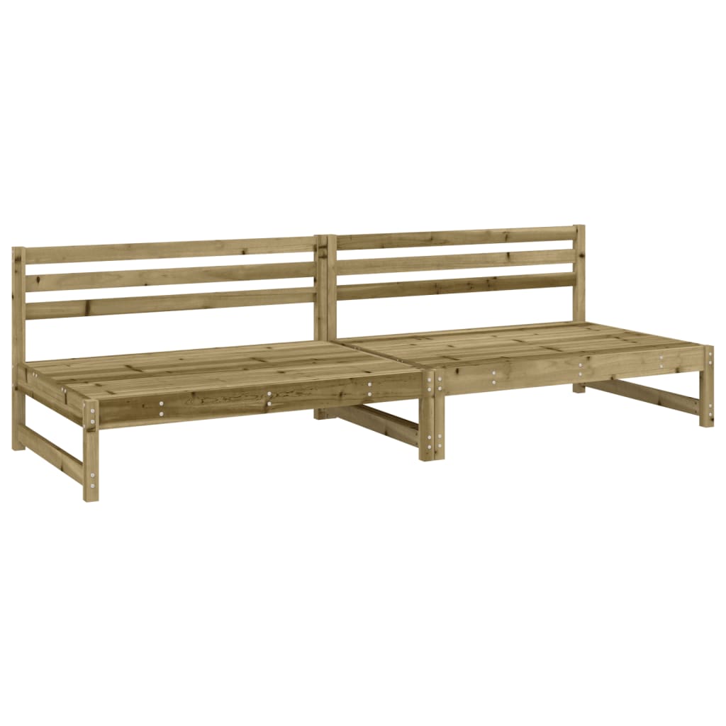 Garden Center Sofas 2 pcs 120 x 80 cm pressure treated pine wood
