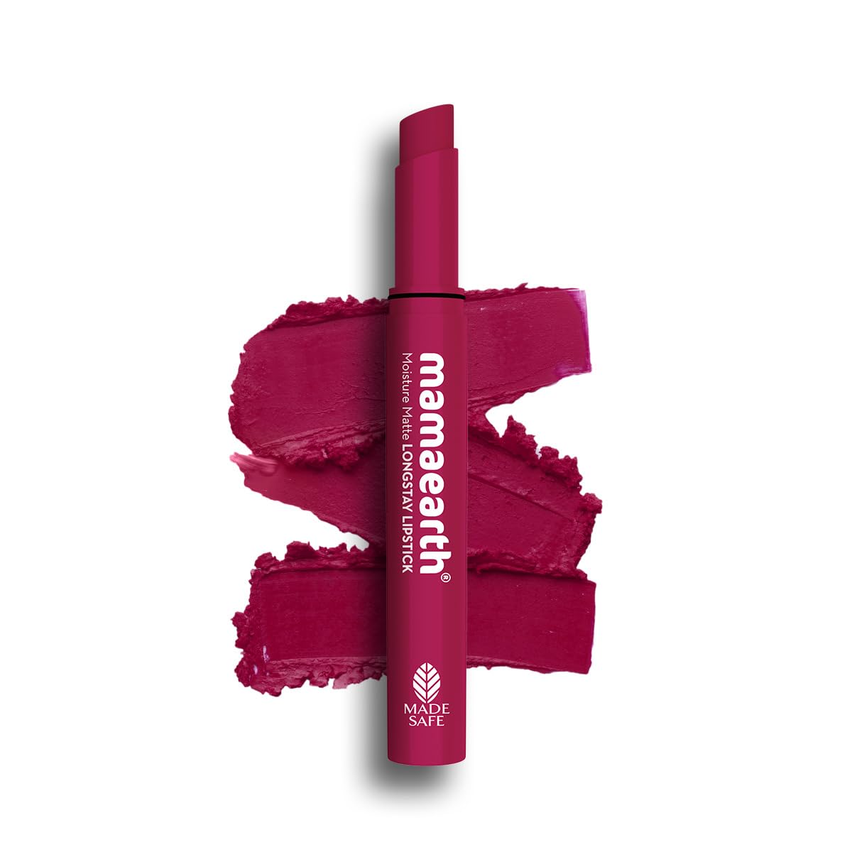 

Mamaearth Moisture Matte Longstay Lipstick Berrylicious Magenta 2G Semi-Matte Long Wear Lip Color