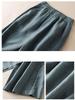 Women's Summer 2024 High Waist Cotton Linen Wide Leg Pants: Loose, Slimming, Casual, Thin Drape Style
