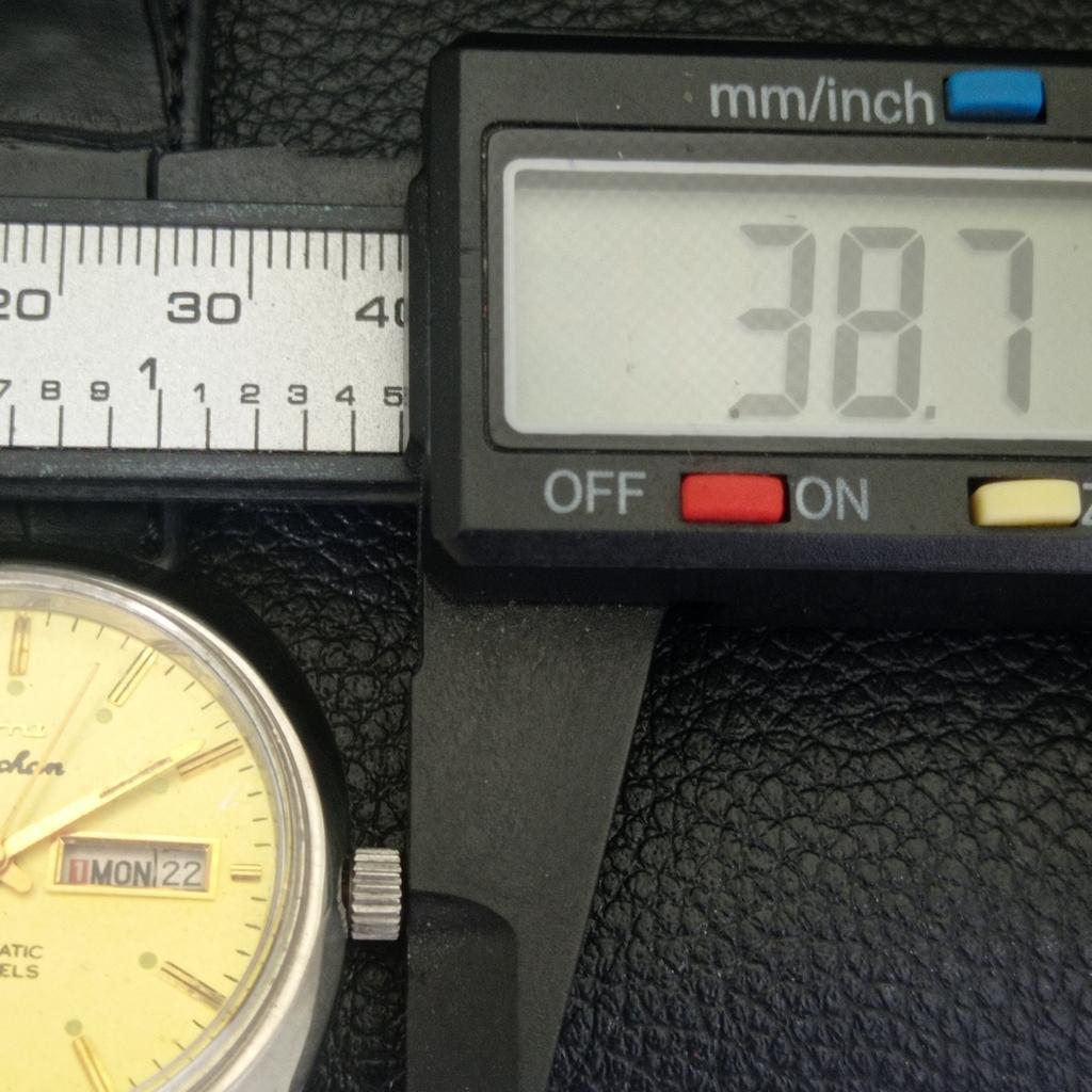 HMT KANCHAN AUTOMATIC VINTAGE 6501 INDISCHE HERRENUHR MIT GOLDENEM ZIFFERBLATT a703266-1