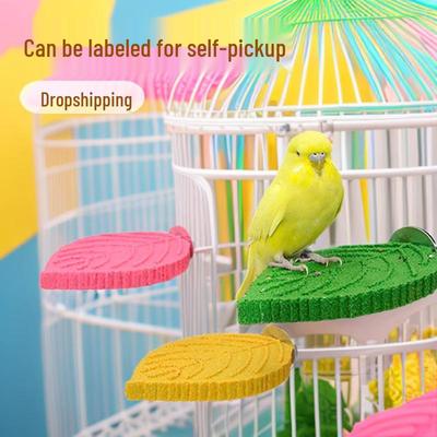 Parrot Frosted Perch: Budgie & Cockatiel Beak and Claw Grinding Stand