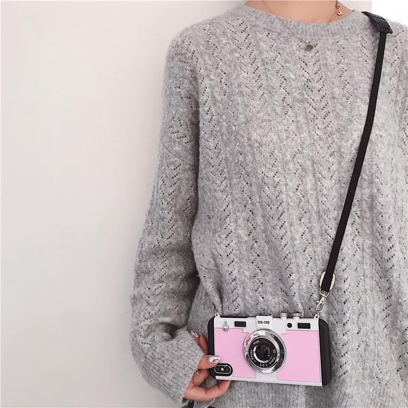 Retro Creative Camera Phone Case: Compatible with iPhone 14/13/12/11, PROMAX, XR - Drop-Proof Protection