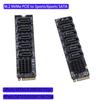 M.2 NVME PCI-E PCIE X4 X8 X16 To 6 Ports 5 Ports 3.0 SATA Adapter Card Riser SATAIII 6Gbps Chassis Server PC Expansion Card