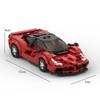 MOC- 93967 Ferrari 8 Grid Racing Sports Car Parts Package Speed Toy Car Model