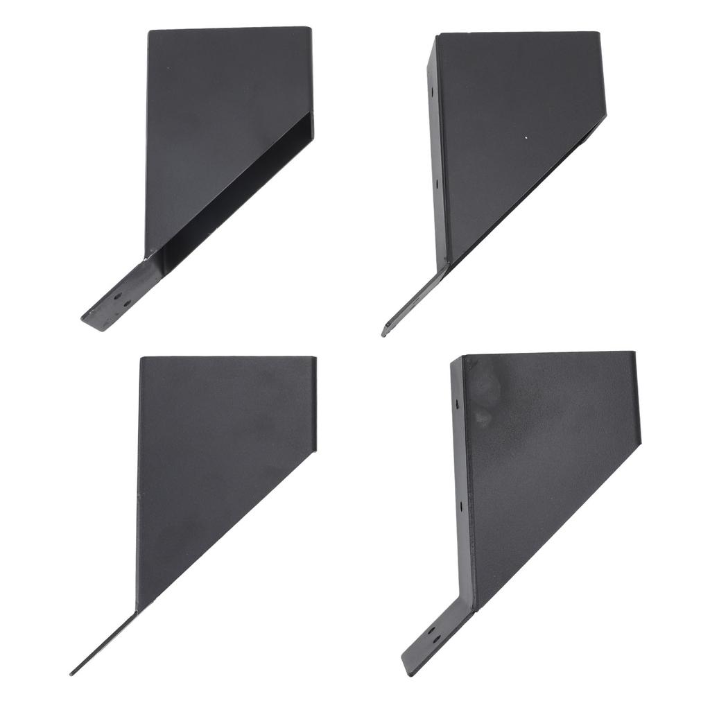 4Pcs Pergola Bracket Galvanized Drainage Hole Design 45 Degree Angle Pergola Reinforcing Bracket For Gazebo Courtyard Garage