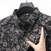 Long Sleeve Shirt Men's Autumn Trendy Printed Business Casual Versatile Slim Fit