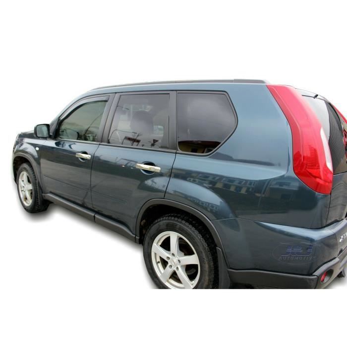 Déflecteurs d'air - J&J AUTOMOTIVE - Nissan X-Trail - Fumé - Acrylique renforcé - Installation facile
