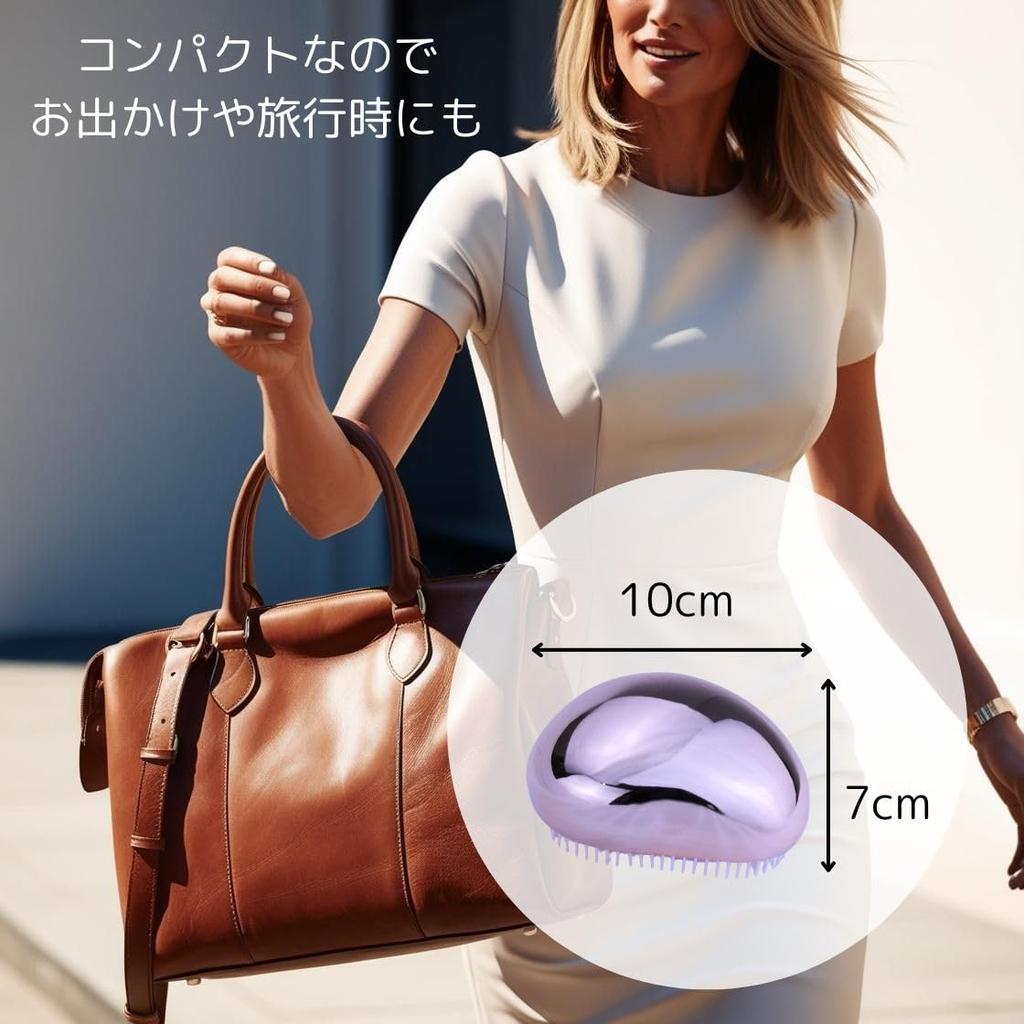 LRiLLER UOVO Perie de păr Ou, Pieptene, Perie de păr, Îngrijire, Cosmetice, Frumusețe, În formă de ou (Argint deschis)