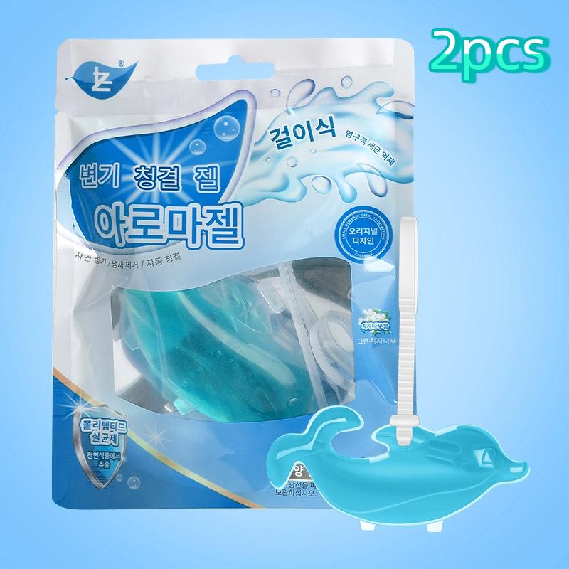 Toilet Hanging Dolphin Gel Fragrant Fresh Air Lasting Fragrance Deodorization Odor Removal Toilet Cleaning Gel Toilet Cleaning