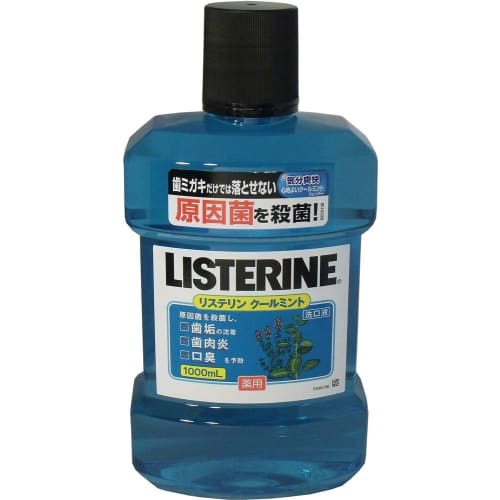 

Johnson & Johnson Medicated Listerine Cool Mint Mouthwash (1000mL)