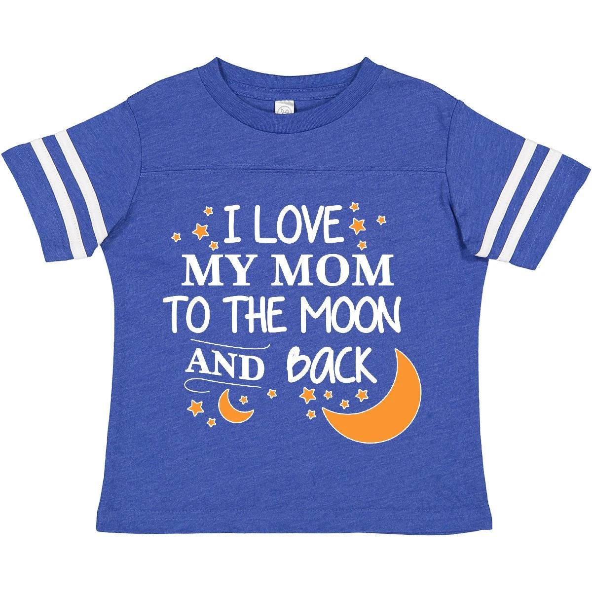 Inktastic I Love My Mom To The Moon And Back Toddler T-Shirt Mothers Day Kids 150