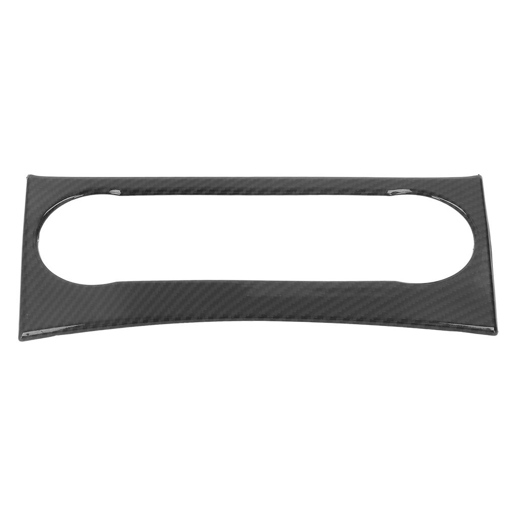 Center Console Air Condition Switch Panel Frame Cover Carbon Fiber Style Replacement for Benz C Class W204 2011‑2015