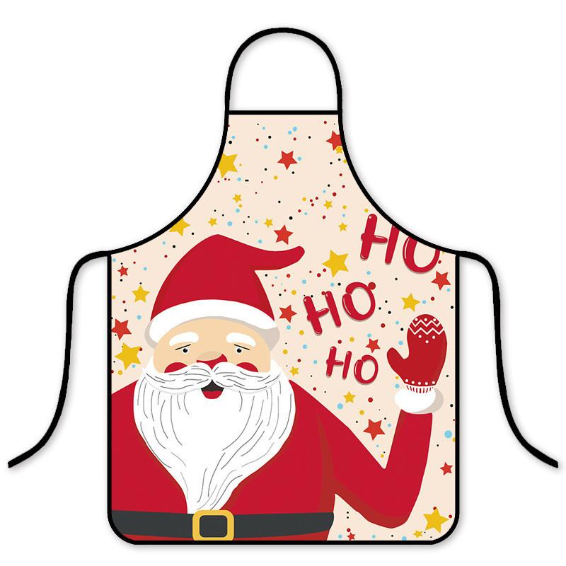Christmas Holiday Waterproof Oilresistant Apron With Creative Fun Patterns For Adults And Kids