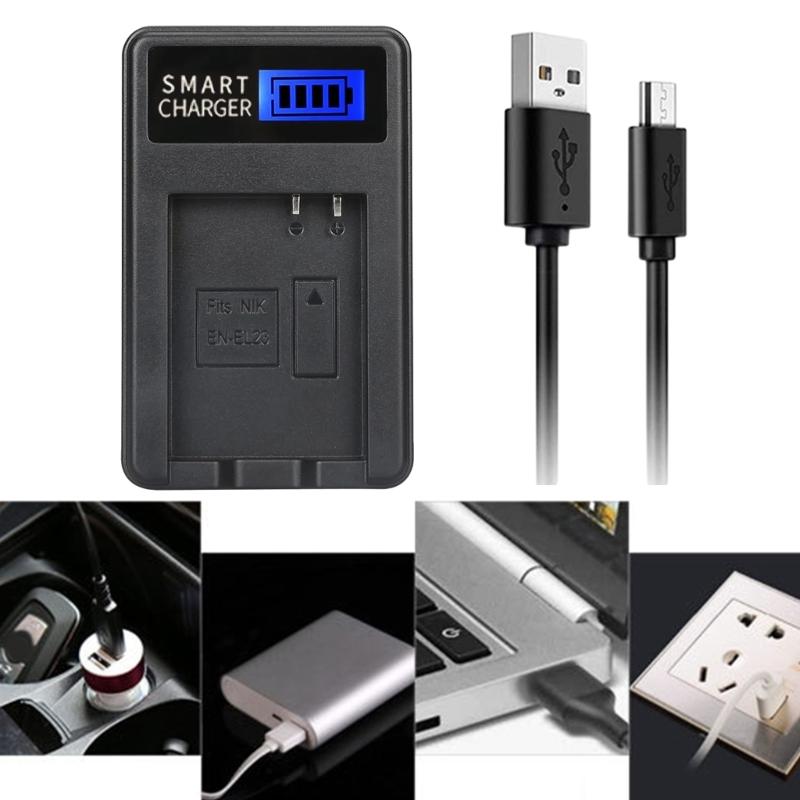 Tragbares EN-EL23 LCD-Display Einzel-Ladegerät Ersatz für P600 S810c P610 P610S P900S S810 Kamera Akku
