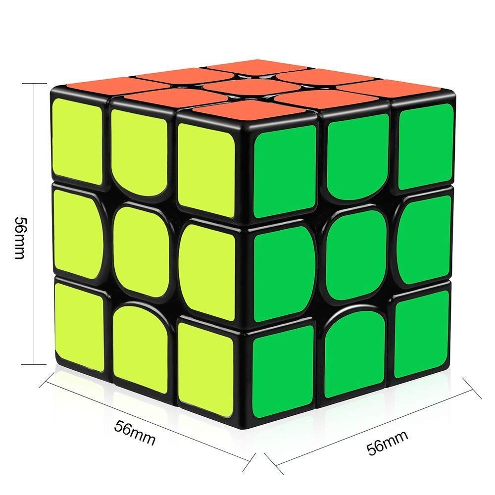 Magic Cube Set of 4, Magic Cube Competition Cube, 2x2, 3x3 Set, Smooth Rotation, 3D Puzzle, Magic Cube (Official Edition) (Set of 4)
