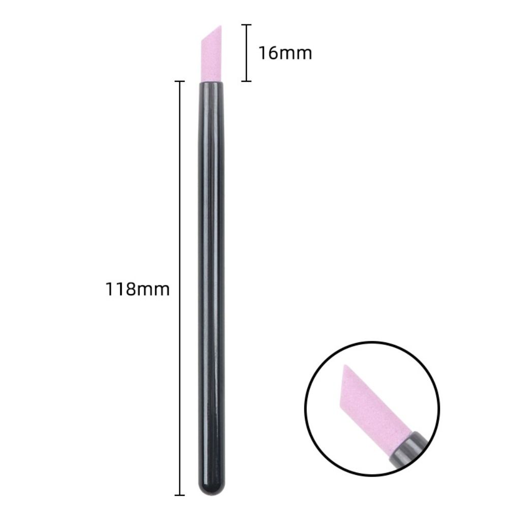 Quartz Cuticle Remover Plastic Manicure Nail Files Durable Nail Skin Grinding Pen  Manicure Tools