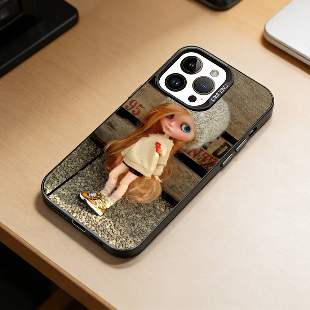 Cute Blythe Doll-D Phone Case For iPhone 17,16,15,14,13,12,11 Plus,Pro Max,XS,Colorful Silver Phone Case Funda Cover
