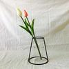 Home Party Decoration Vase Abstract Black Lines Minimalist Abstract Iron Vase