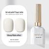 Nail Art Crystal Matte & Gloss Top Coat Set, Long-Lasting Builder Gel, Base Coat for Long-Lasting Gel Polish
