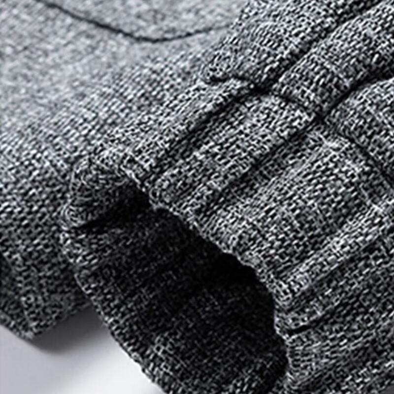 ROMON Men's Plus Size Casual Retro Lapel Jacket