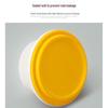 ZLIII Disposable Plastic Round Bowls with Lids