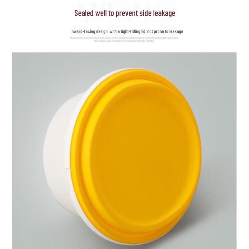 ZLIII Disposable Plastic Round Bowls with Lids