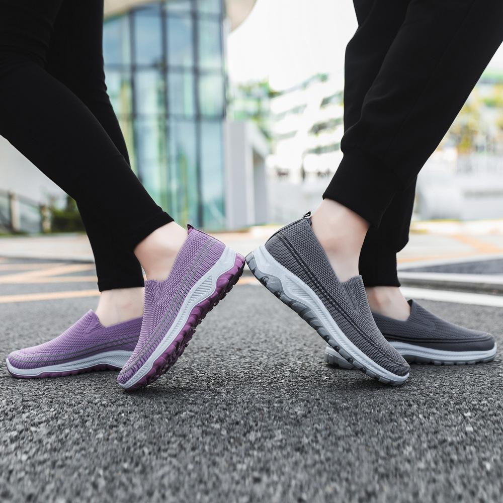 Nuove scarpe casual estive comode traspiranti scarpe singole suola morbida scarpe da passeggio per coppie