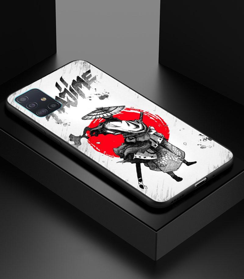 

Чехол для телефона Samsung Galaxy A50 A70 A10 A10S A20 A30 A40 A20S A20E A02S A12 A22 A32, мягкий черный чехол Hajime MiyaGi Andy Panda Samsung A52