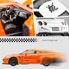 1/32 Scale Nissan GTR Diecast Car Model Toy, Pull Back Toy Vehicle with Sound and Light for Kids Toddler Boys Girls Gift Collection