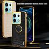 Supporto Auto ad Anello Metallico Rotante a 360° Custodia per Telefono in Pelle Antiurto Per Xiaomi 11T 12T Pro Redmi Note 13 13C 12 S 12C 11 10 9 8 Pro