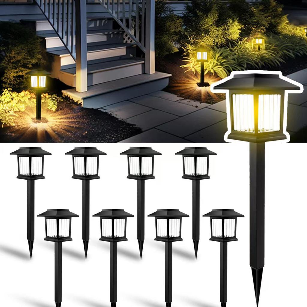 Solar Landscape Plug-in Lights for Gardens, Courtyards, and Pathways