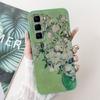 For Infinix Hot 50 Pro+ Hot50 Pro Hot 50 Pro Plus 4G Phone Case Soft Silicone Back Cover Love Heart Girly Flower Painting Fundas