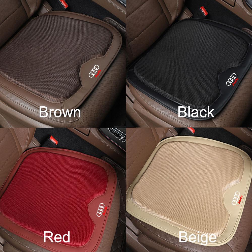 AQ41Pcs Car Breathable Seat Pad Non Slip Seat Cushion For Z4 Sline A1 A3 A4 A5 A6 A7 A8 Q2 Q3 Q5 Q7 Q8 TT S1 S3 RS5 RS6 RS7