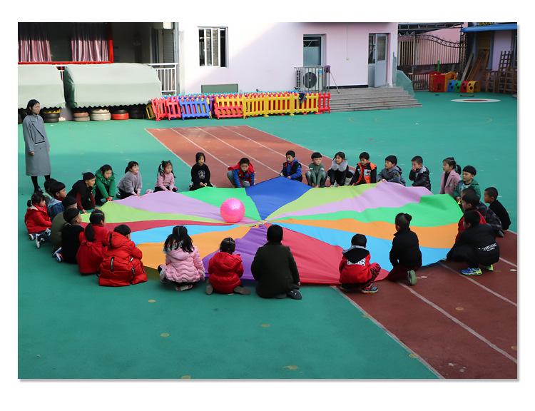 Rainbow Kindergarten Umbrella: Sensory Play Toy for Outdoor Parent-Child Activities