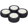 4Pcs Remote Control Wheel Hubs Tires Rubber Tires Replacement for 1/10 RC Racing Car