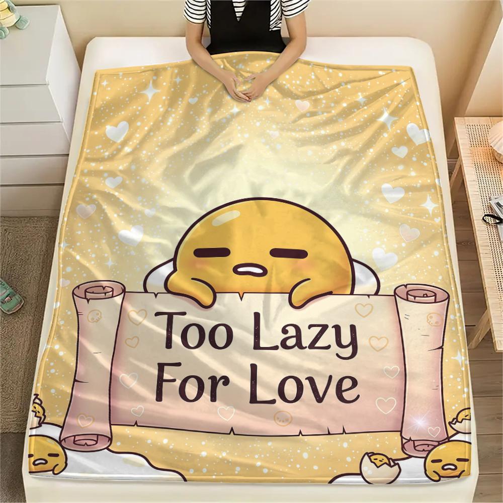1PC Sanrio Cartoon Print Flannel Blanket, High Quality All Seasons, Home Decor, Warmth and Comfort, Perfect for Christmas Gifts