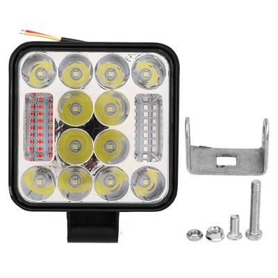 Faro da lavoro a LED 3800 Flusso luminoso Luce Flood per guida Bianco Rosso Blu per Veicoli DC12V a 80V