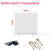 LED Luminous Acrylic Drawing Display Board Stand
